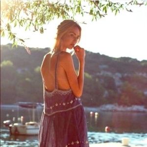 Spell & The Gypsy Folklore Sundress Navy XS